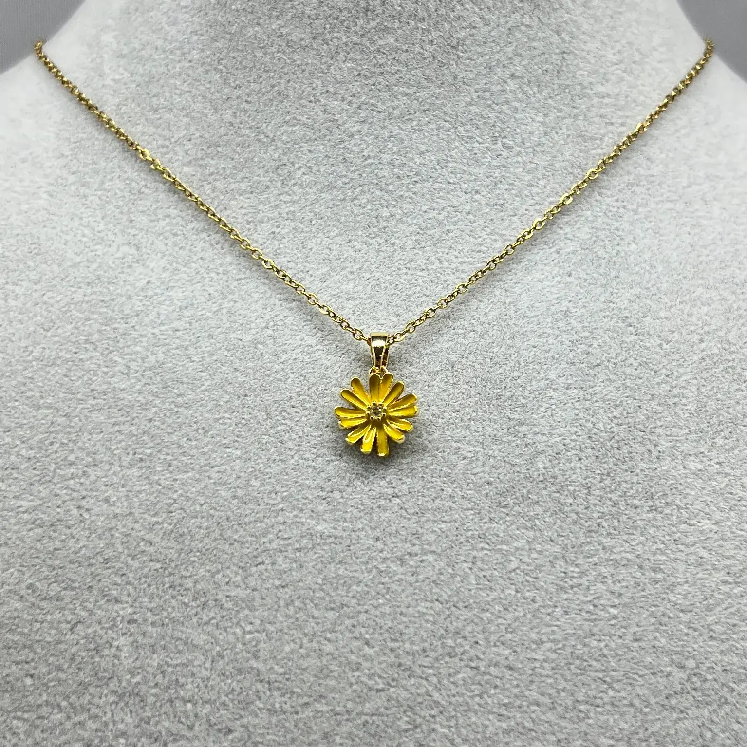 ÇELİK I Papatya Kolye