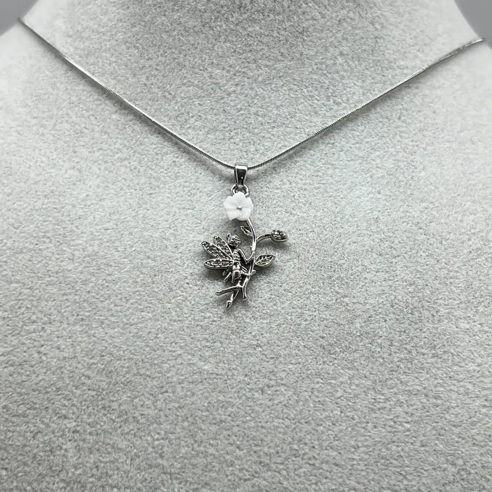 ÇELİK I Çiçek Peri Kolye