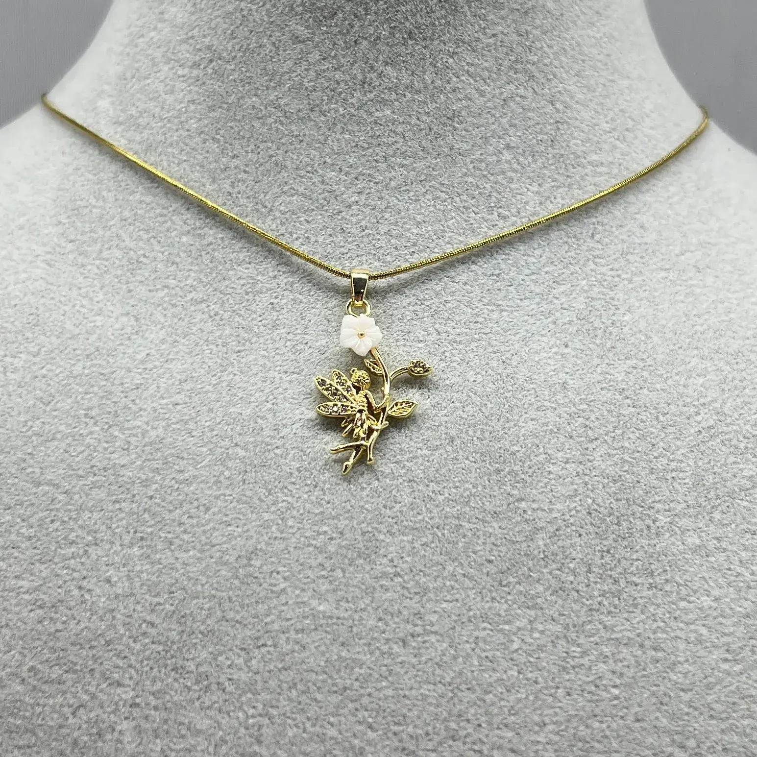 ÇELİK I Çiçek Peri Kolye