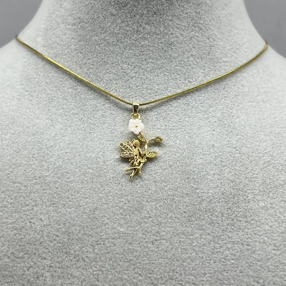 ÇELİK I Çiçek Peri Kolye