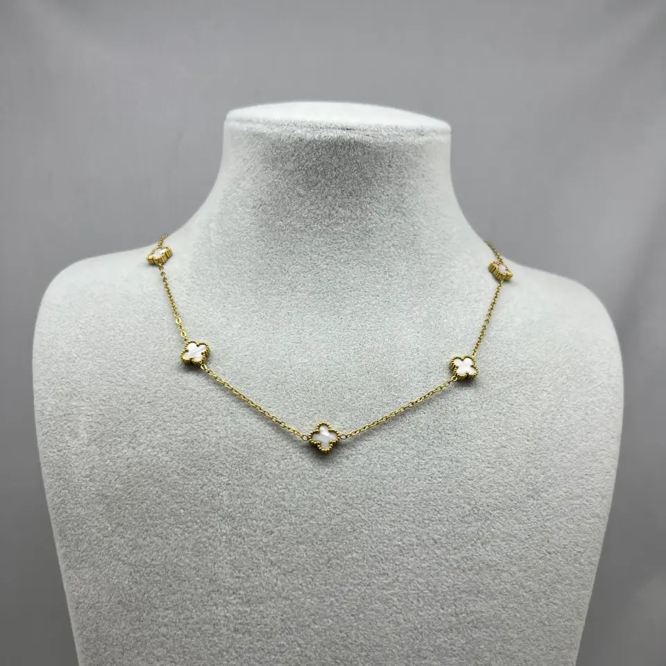 ÇELİK I Yonca Sedefli Kolye