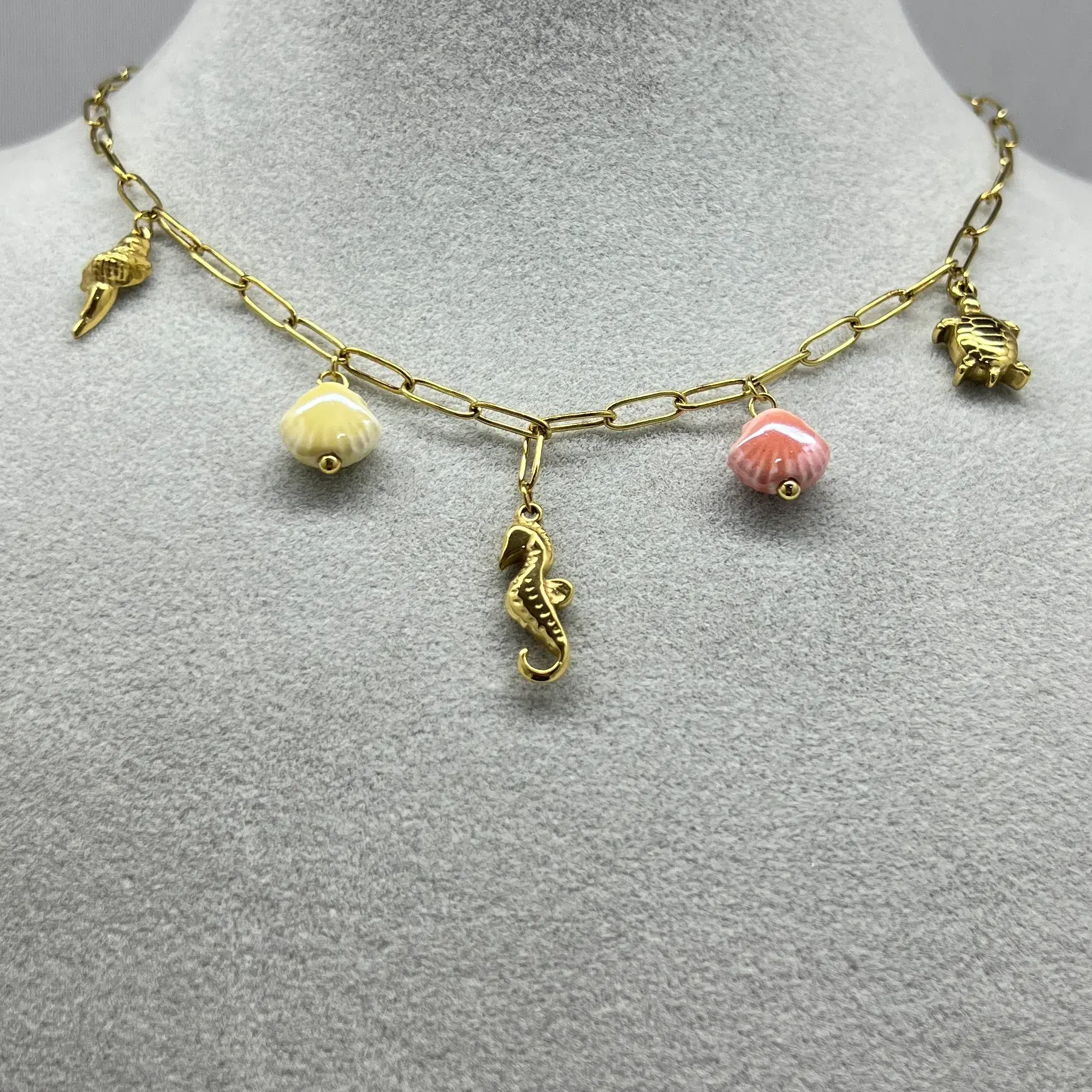 ÇELİK I Charmlı Deniz Anası Kolye