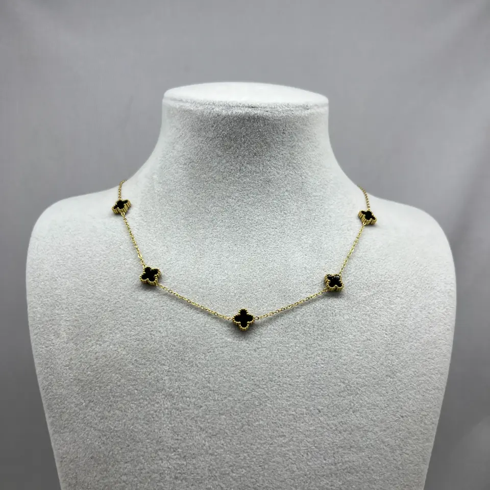 ÇELİK I Yonca Sedefli Kolye