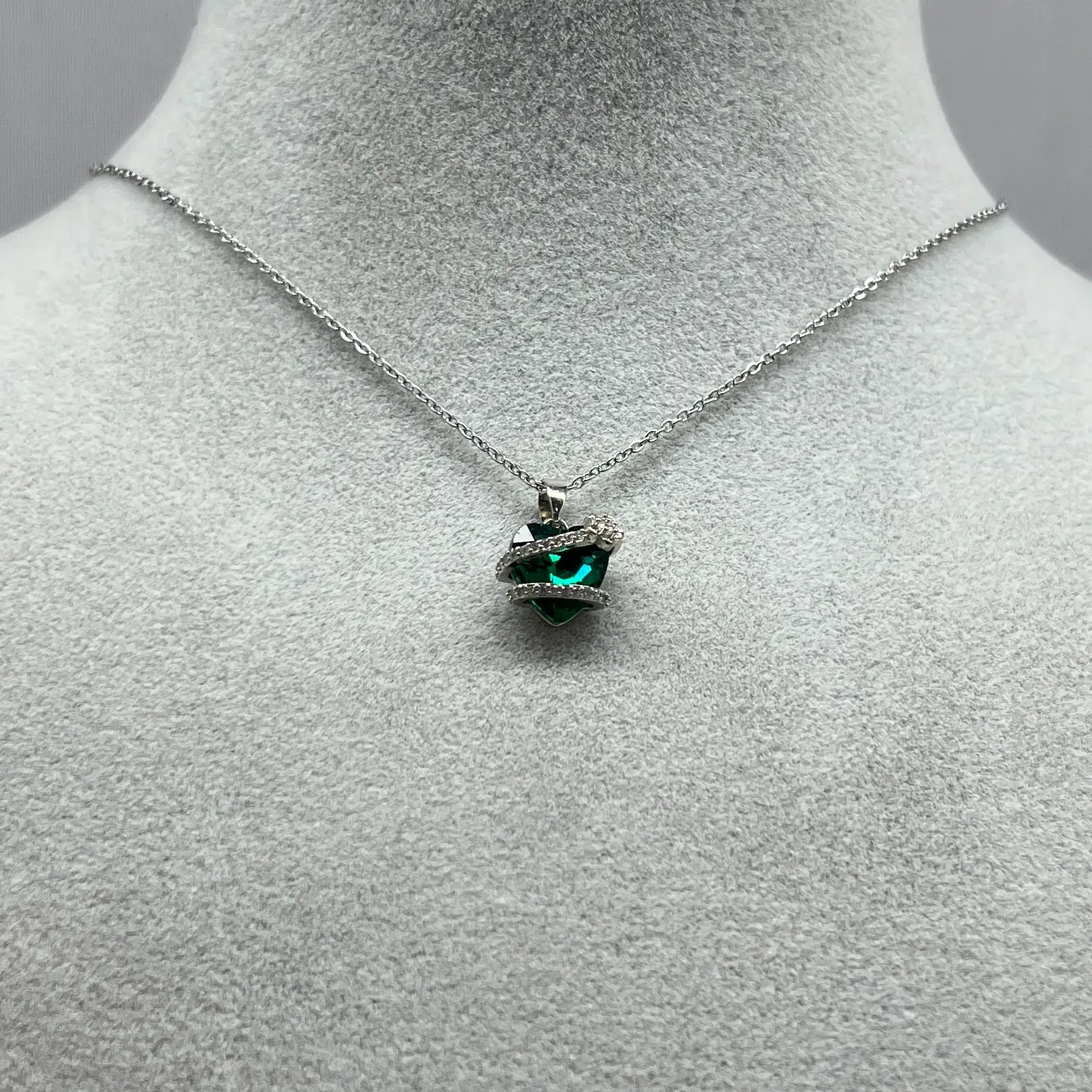 ÇELİK I Sarmal Kalp Kolye