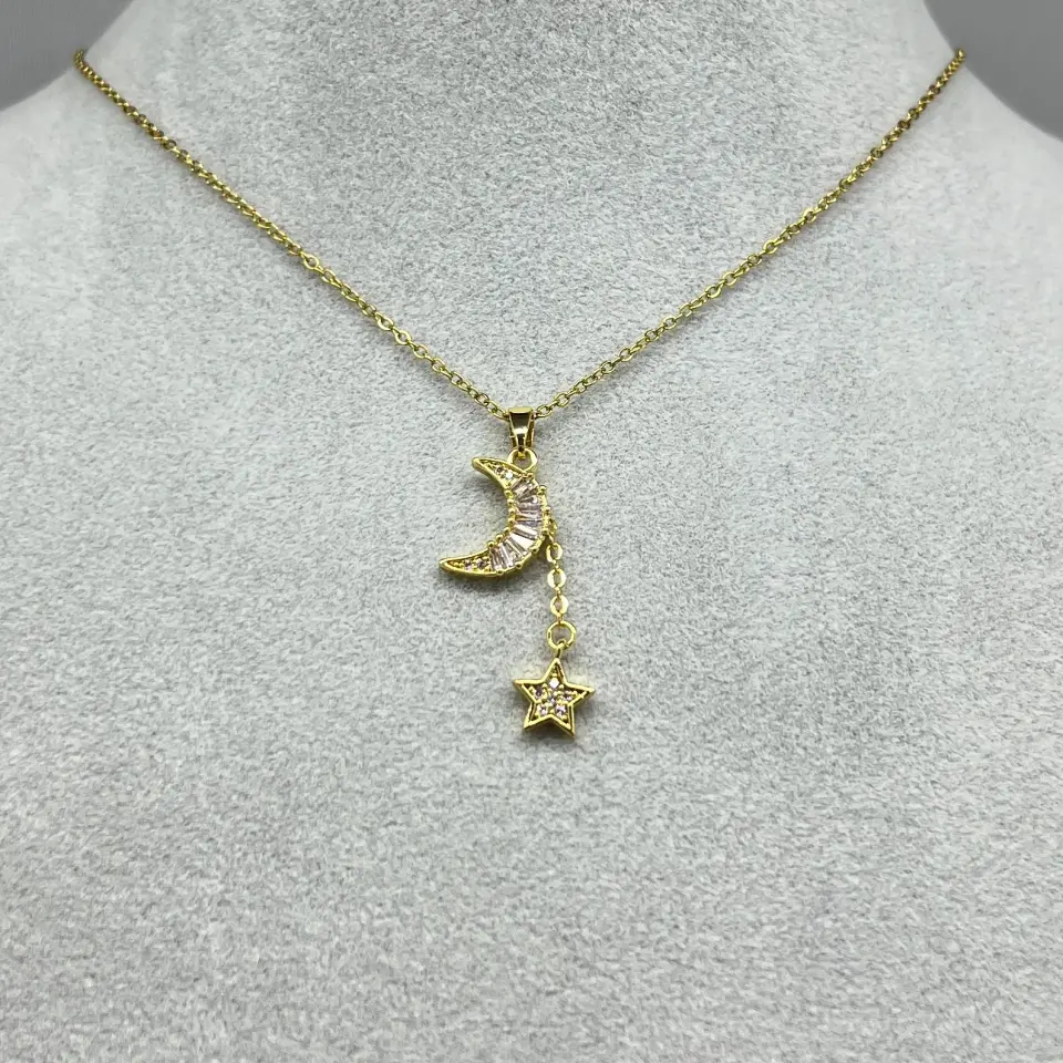 ÇELİK I Ay Yıldız Kolye