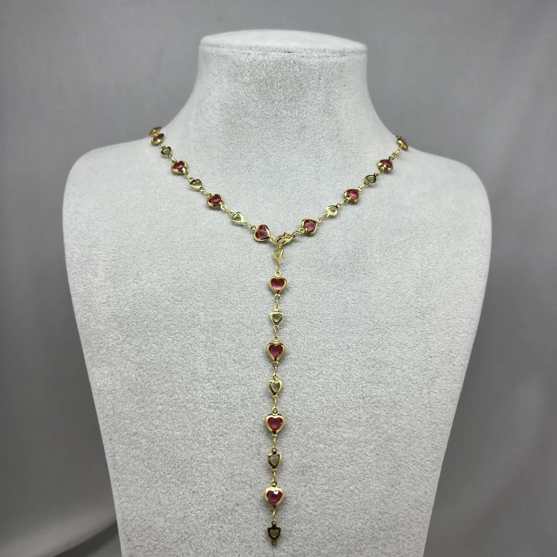 Pirinç I Kalp Y Kolye