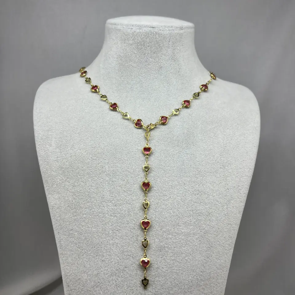 Pirinç I Kalp Y Kolye