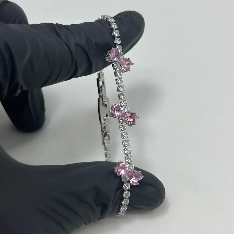 Vip I Pembe Kurdele Bileklik