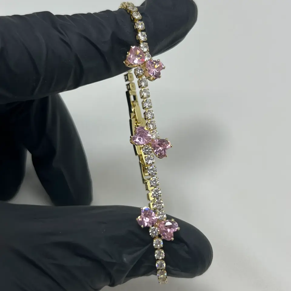 Vip I Pembe Kurdele Bileklik