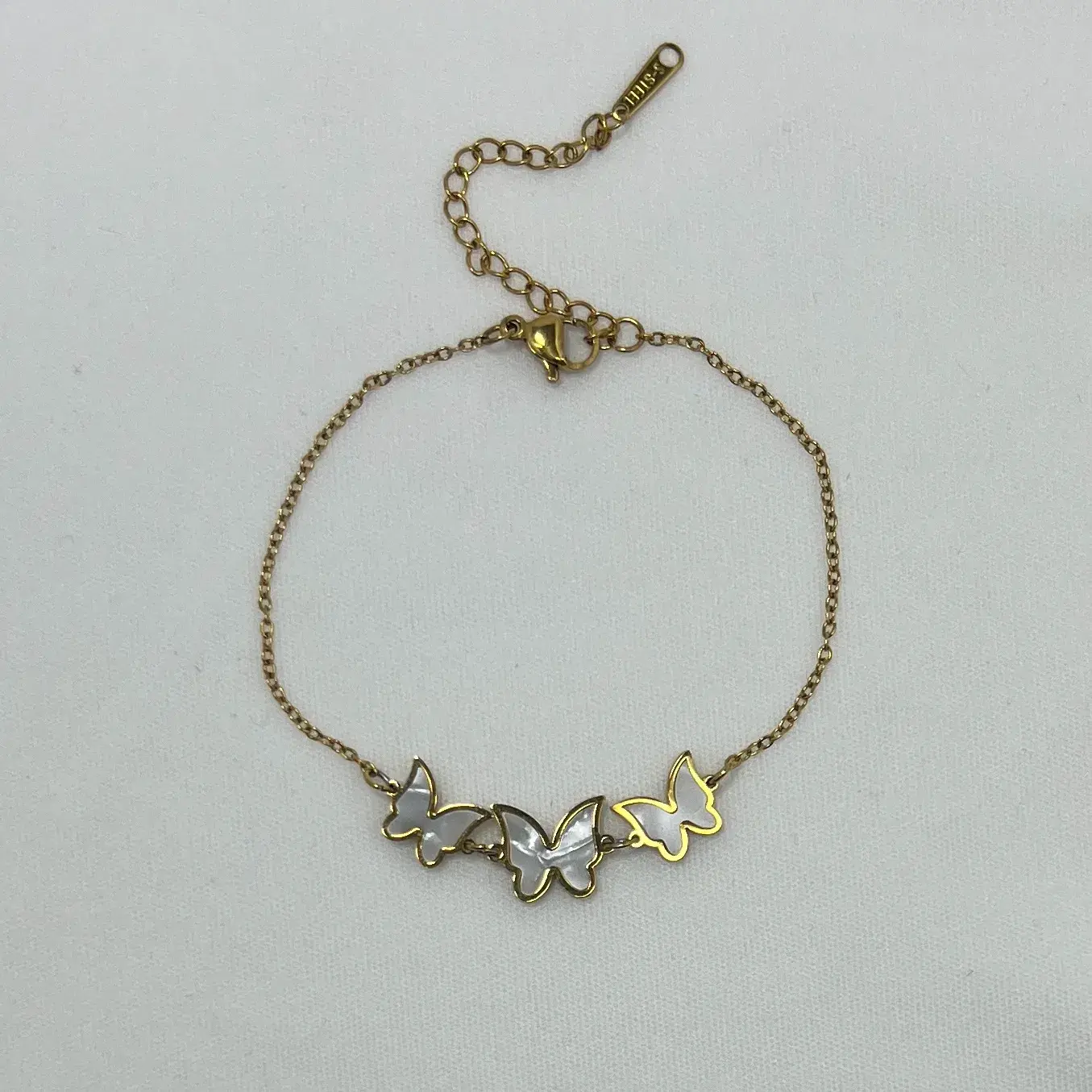 ÇELİK I Sedefli Kelebek Bileklik