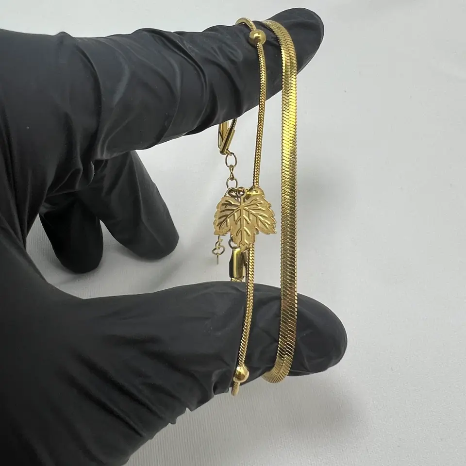 ÇELİK I 2 li Yaprak Bileklik