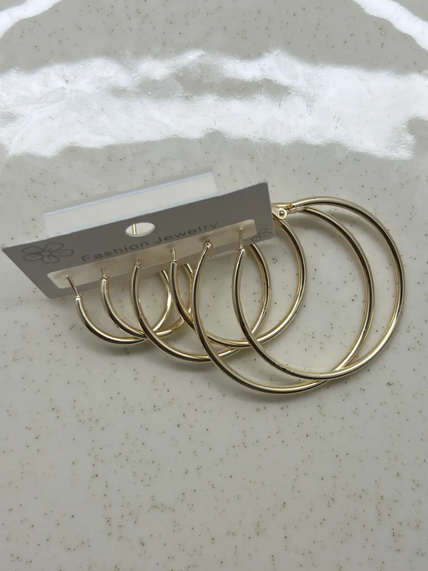 Pirinç I 6 lı Halka Küpe