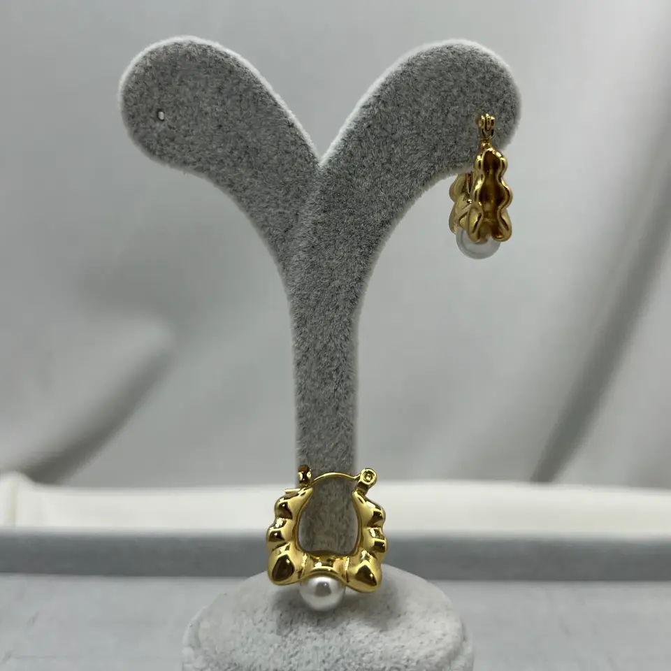 ÇELİK I İncili Küpe