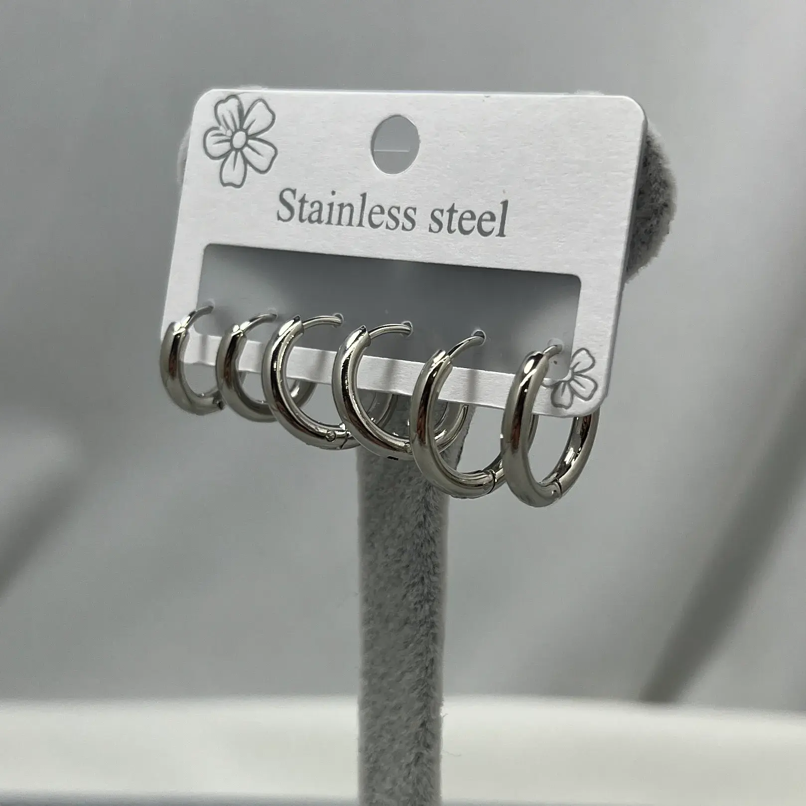 ÇELİK I 6 lı Halka Küpe