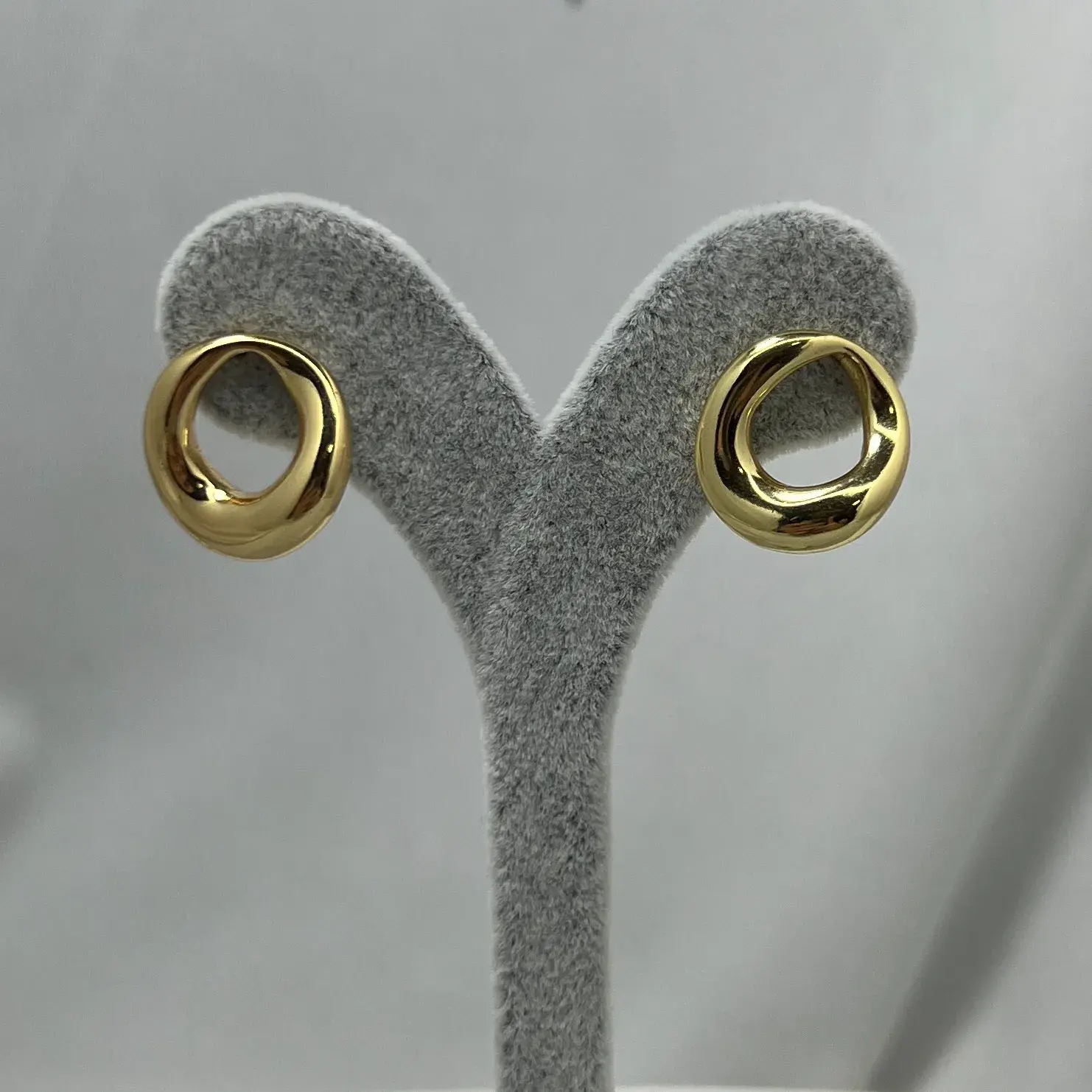 ÇELİK I Elips Küpe