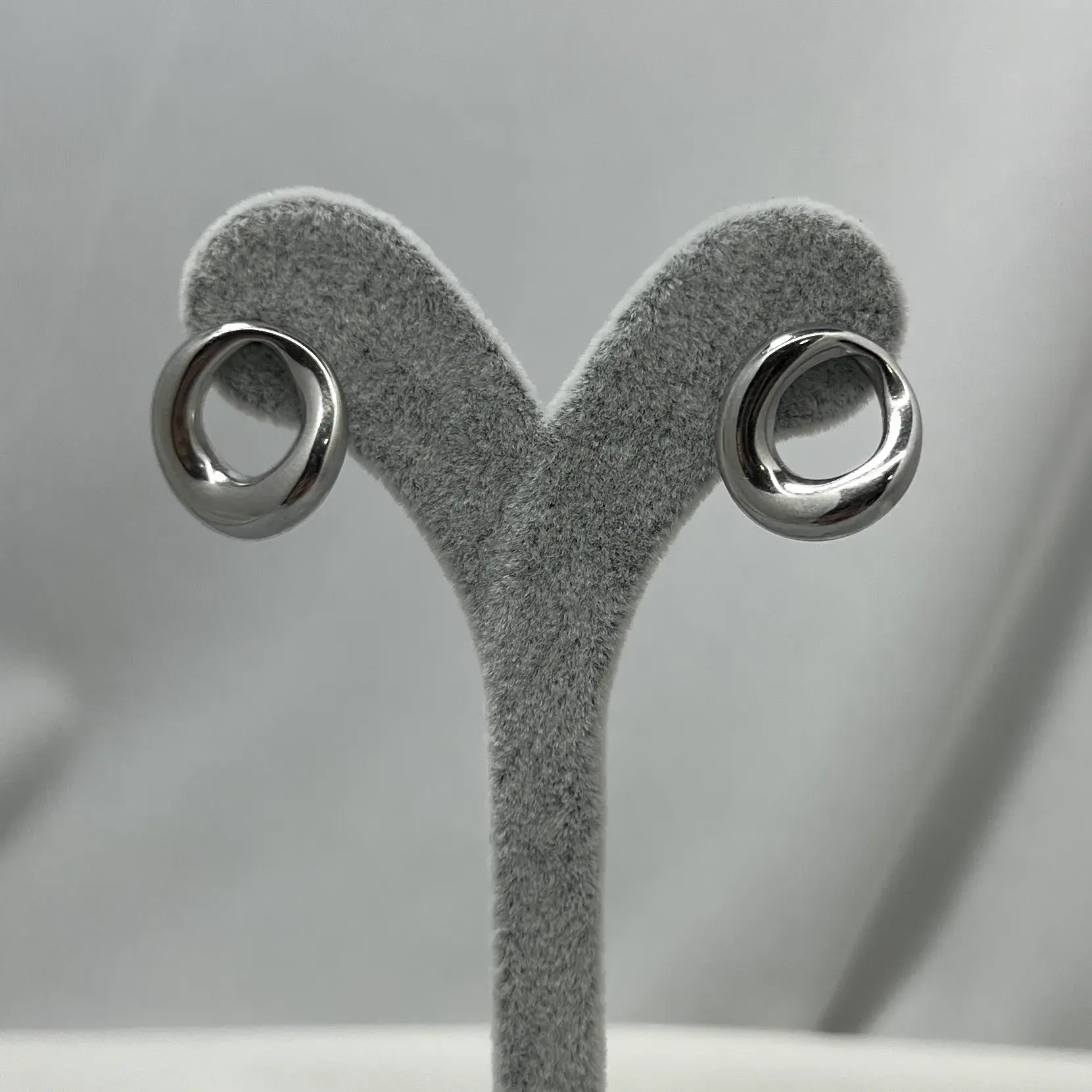 ÇELİK I Elips Küpe