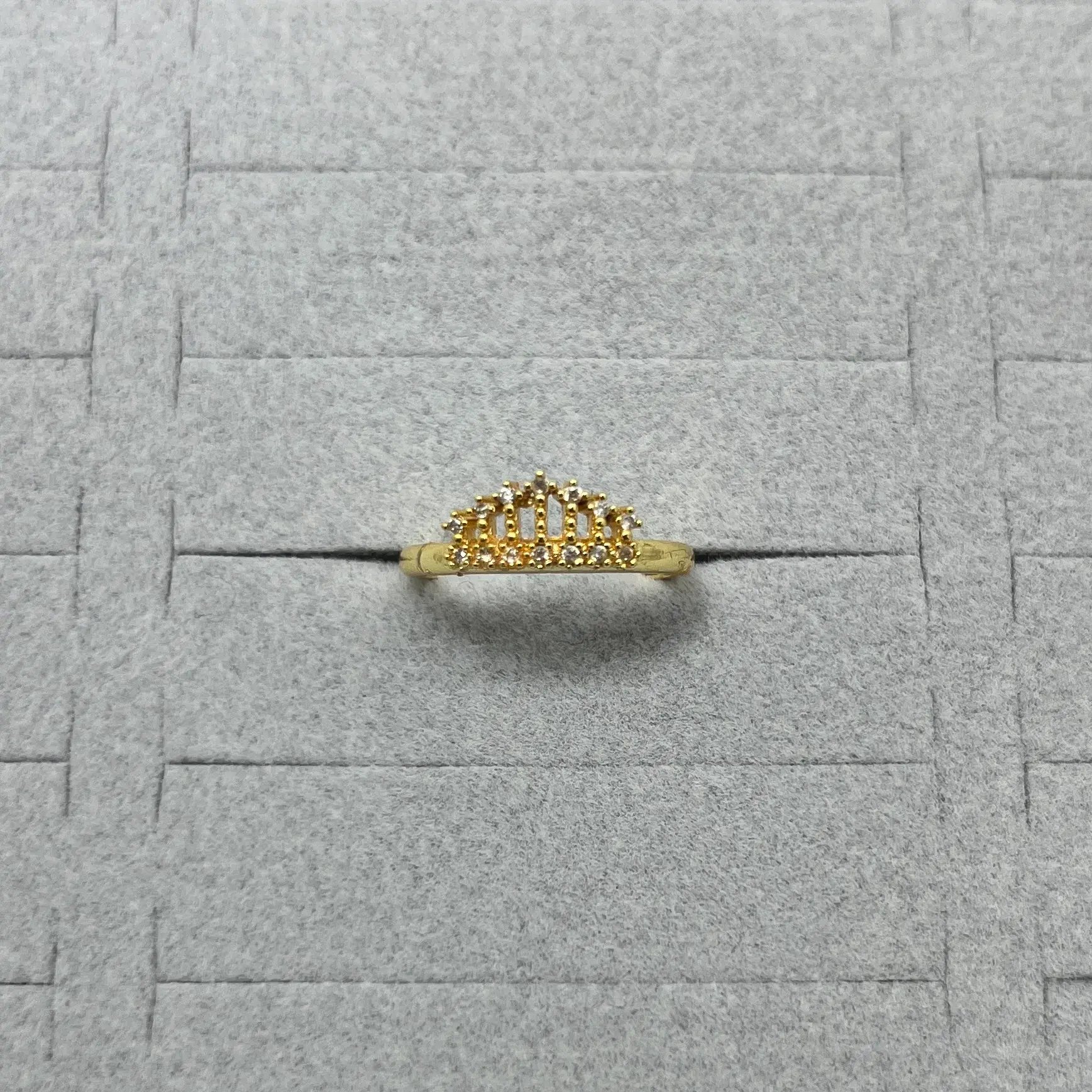 Pirinç I Ayarlanabilir Taç Model Yüzük