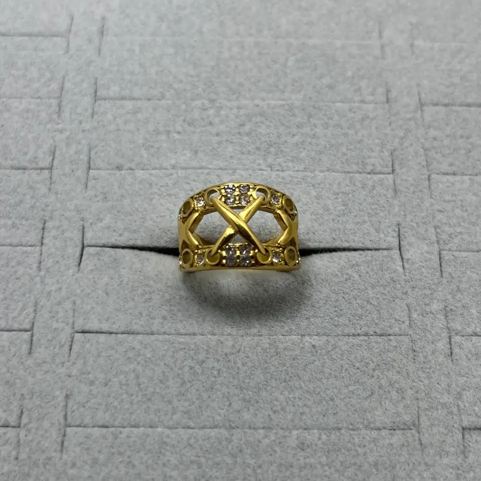 ÇELİK I Ayarlanabilir Taşlı Yüzük