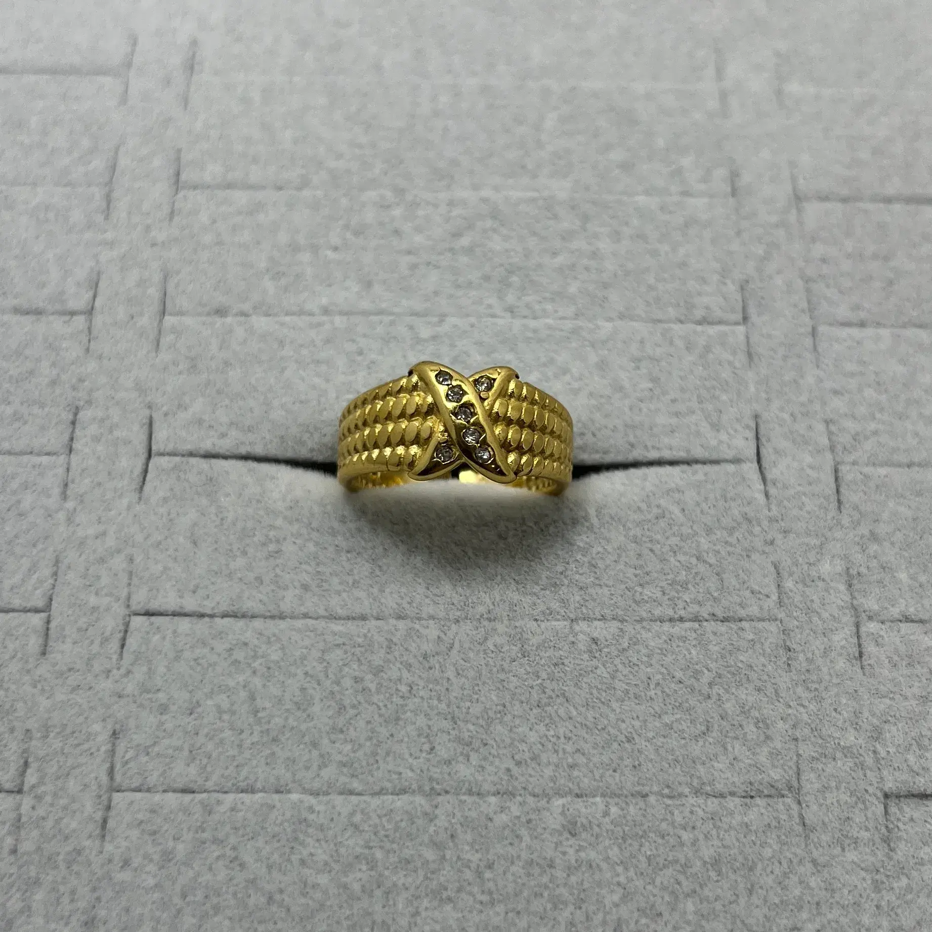 ÇELİK I Ayarlanabilir Taşlı Yüzük