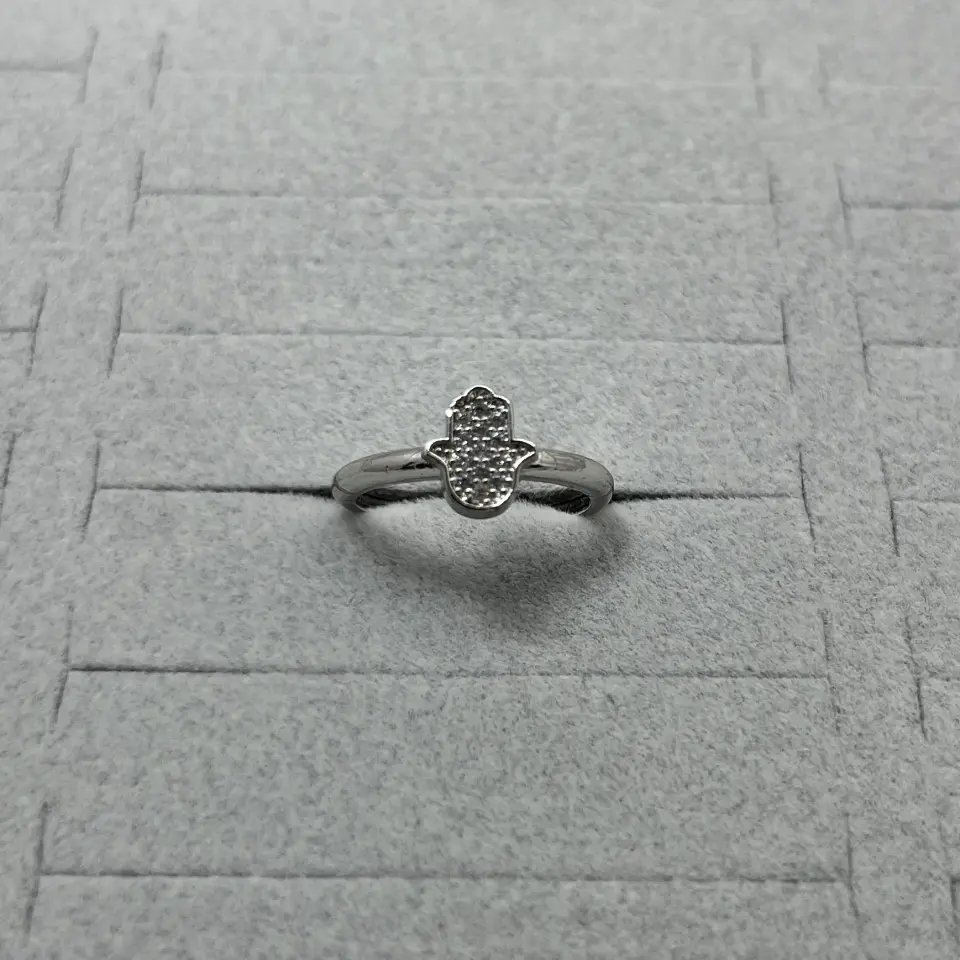 Pirinç I Ayarlanabilir Hamse Yüzük