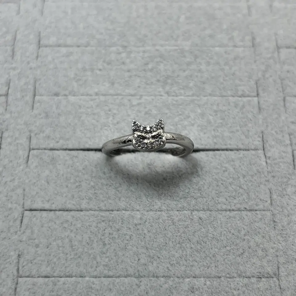 Pirinç I Ayarlanabilir Taşlı Yüzük