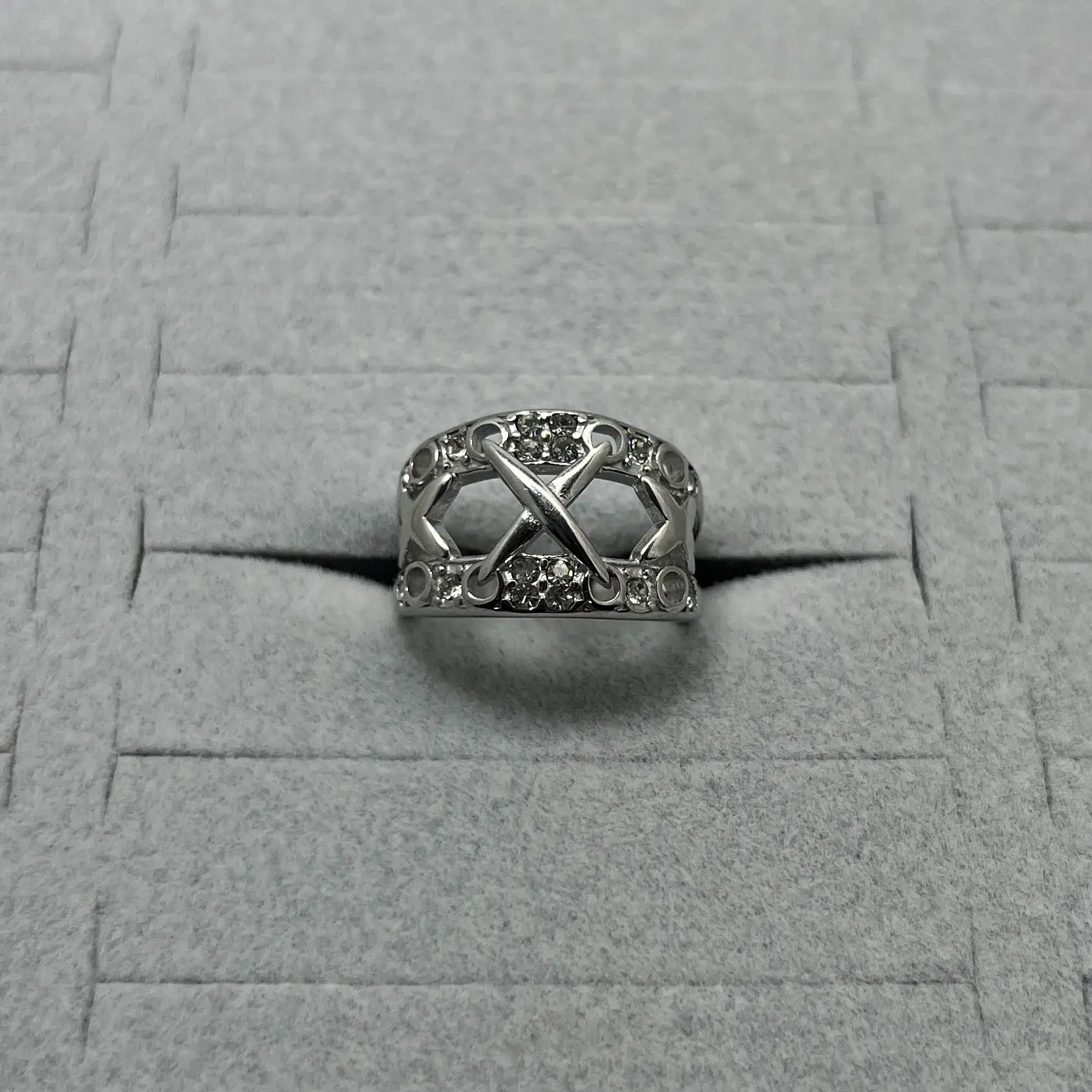 ÇELİK I Ayarlanabilir Taşlı Yüzük