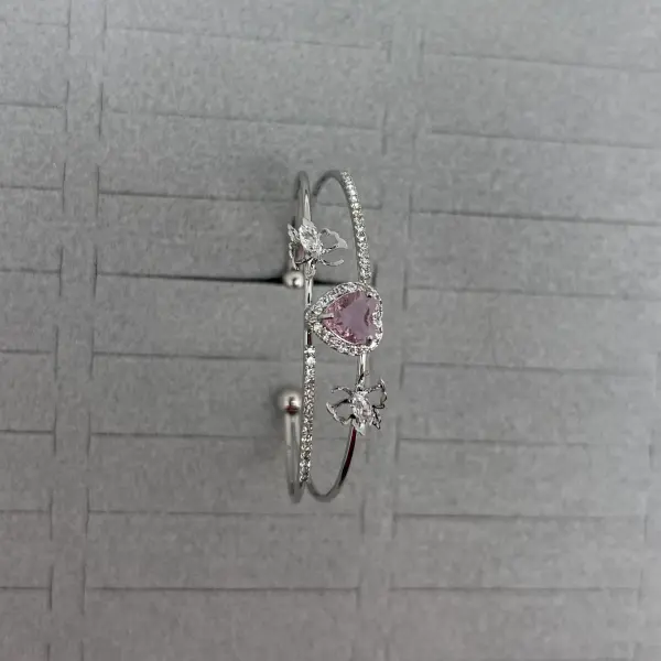 Vip I Pembe Kalp Kelepçe