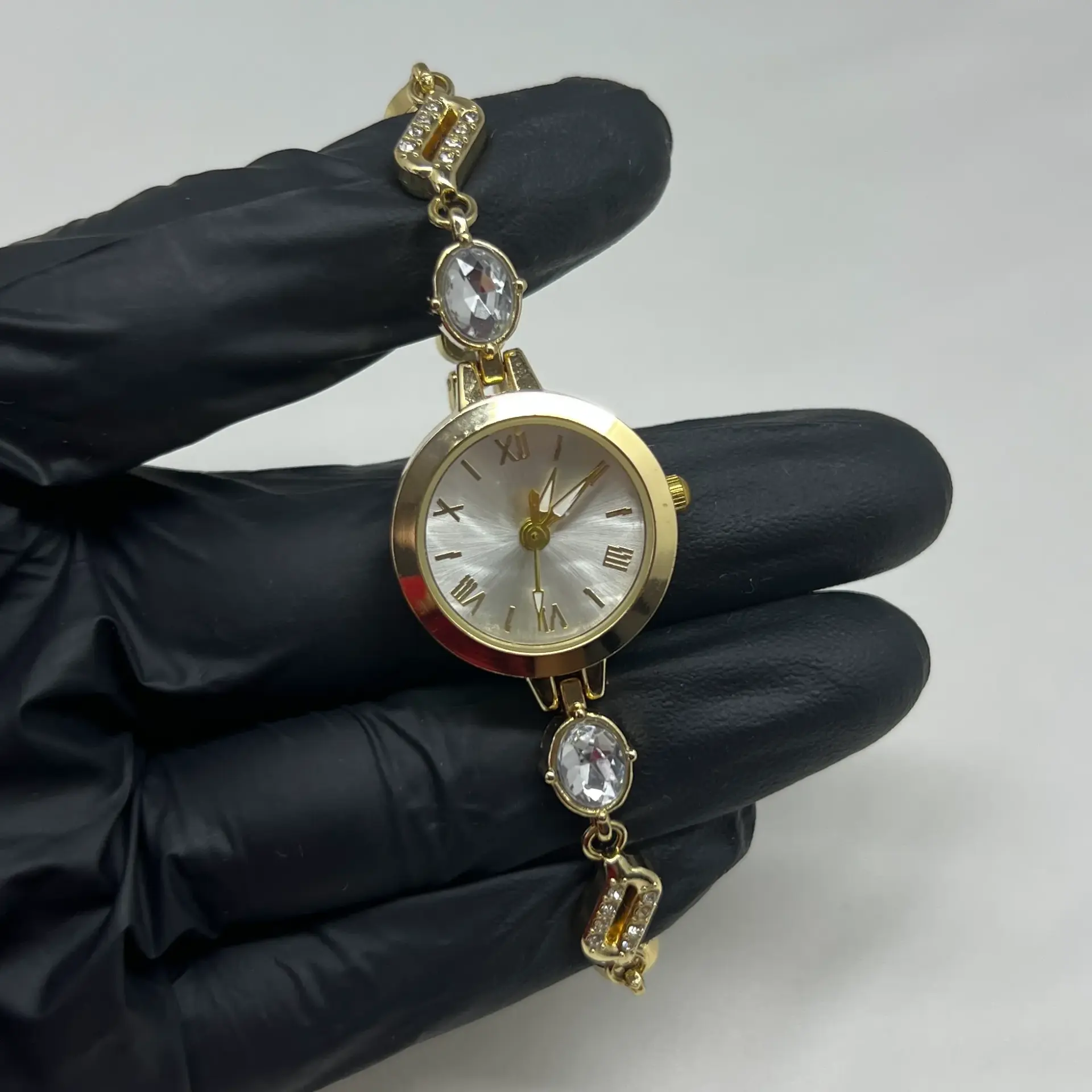 METAL I Taşlı Vintage Saat