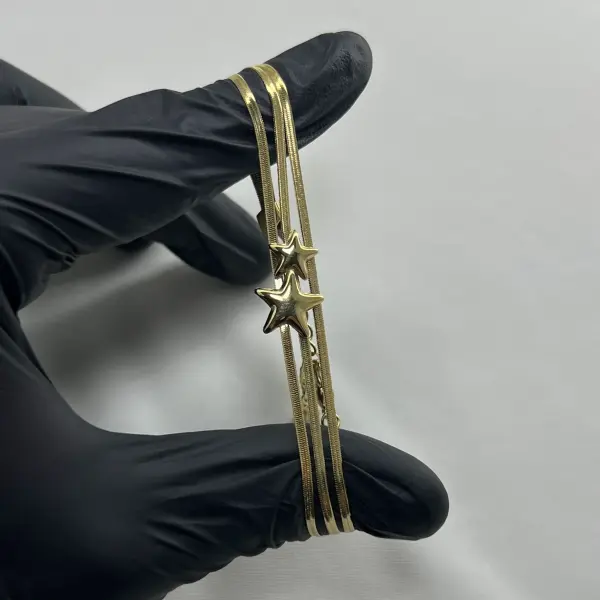 ÇELİK I İtalyan Yıldız Bileklik