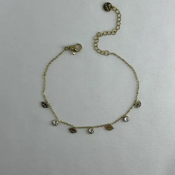 ÇELİK I Göz Taşlı Bileklik