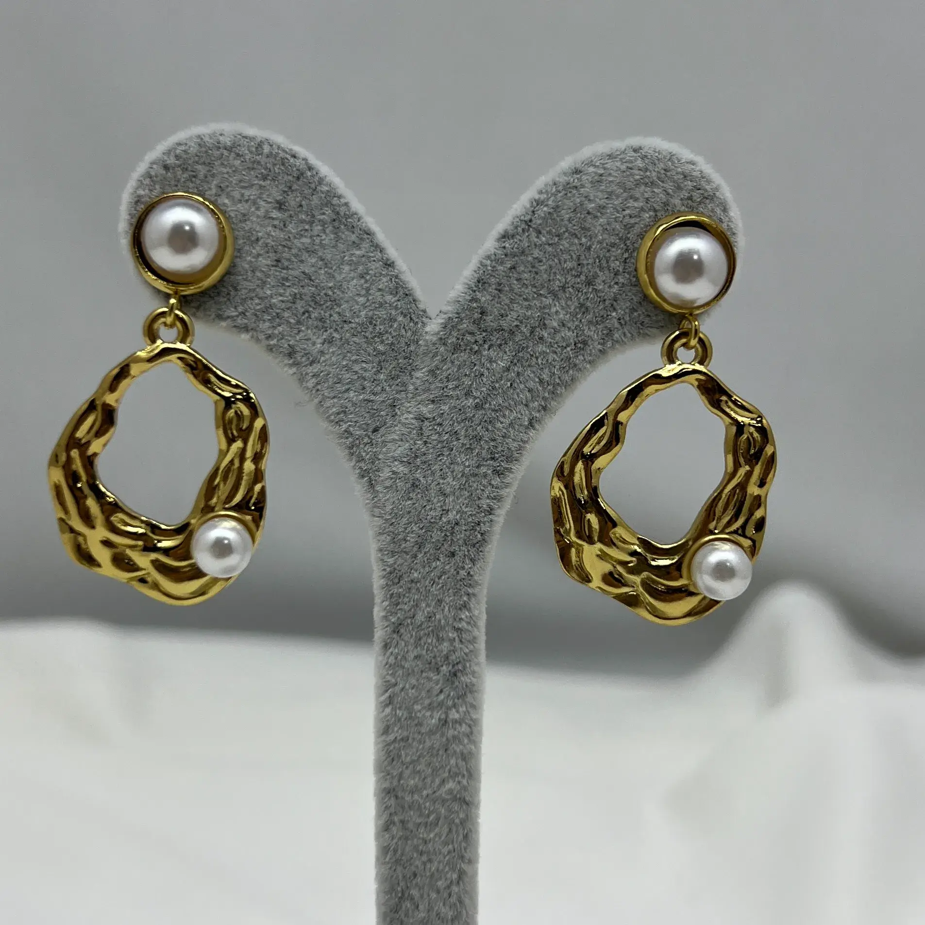 ÇELİK I İncili Küpe