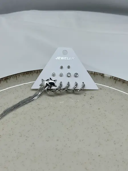 Vip I Set Yıldız Küpe