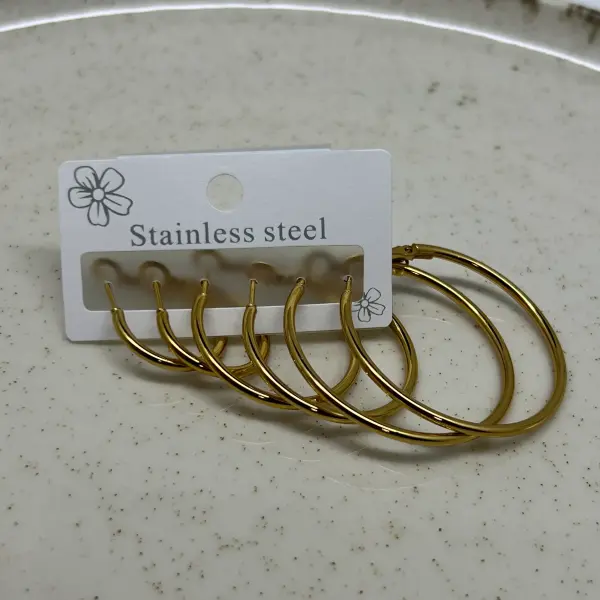 ÇELİK I 6 lı Halka Küpe