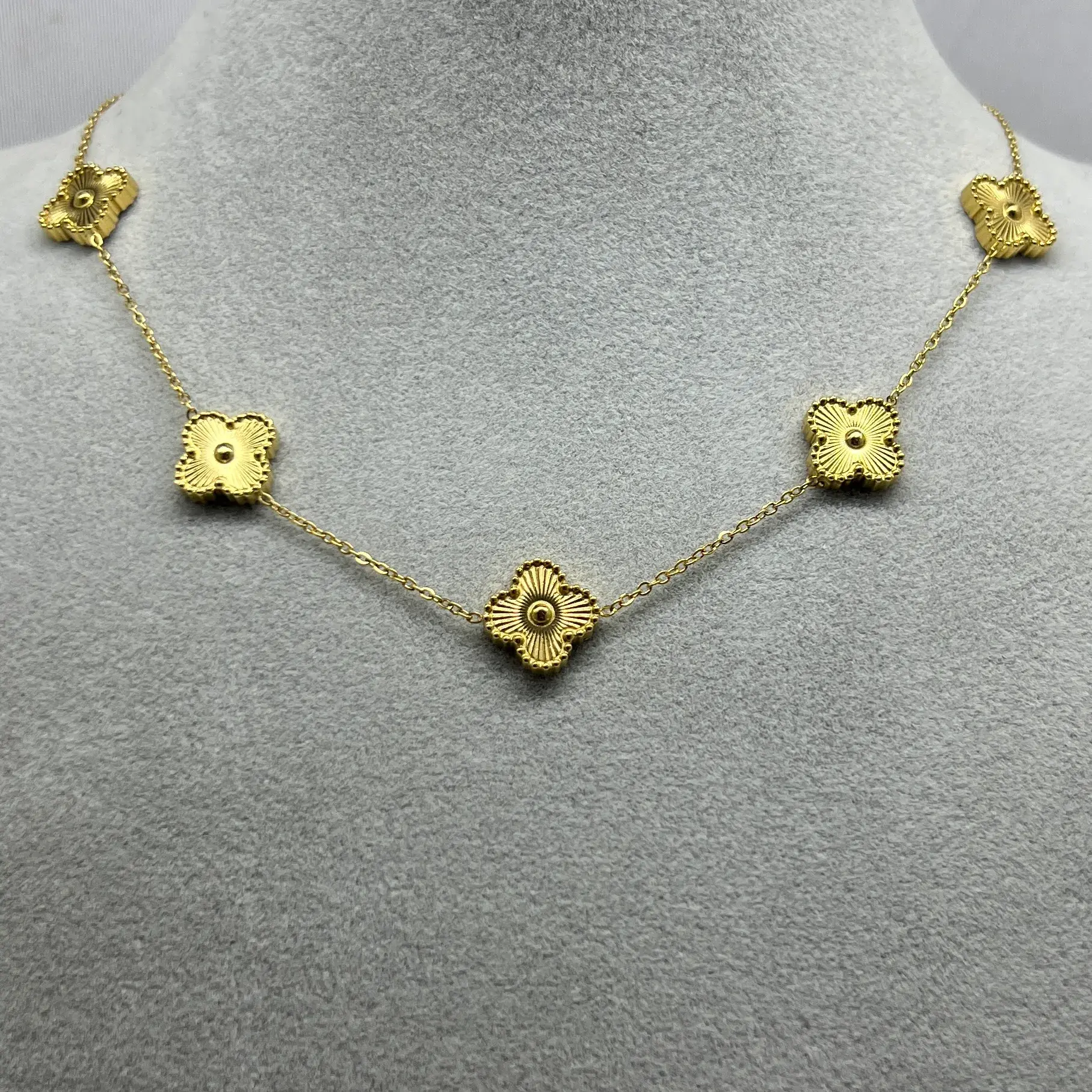 ÇELİK I Kuyum Model Yonca Kolye