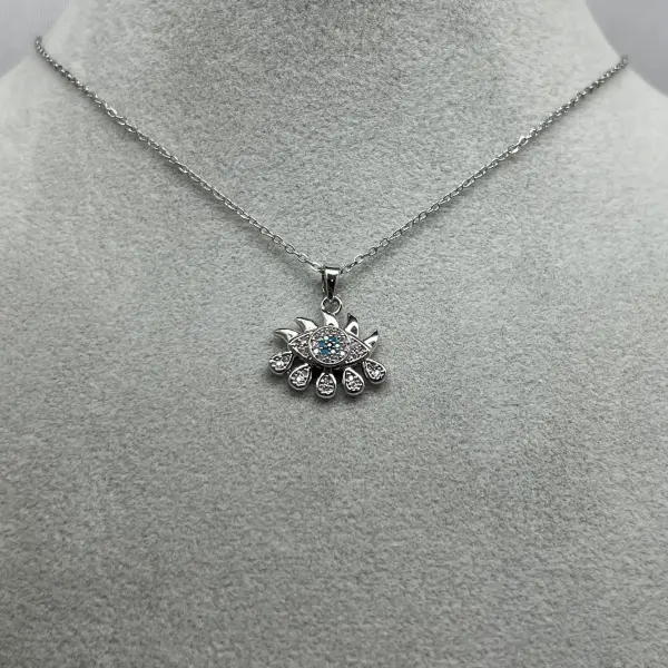 ÇELİK I Göz Taşlı Kolye