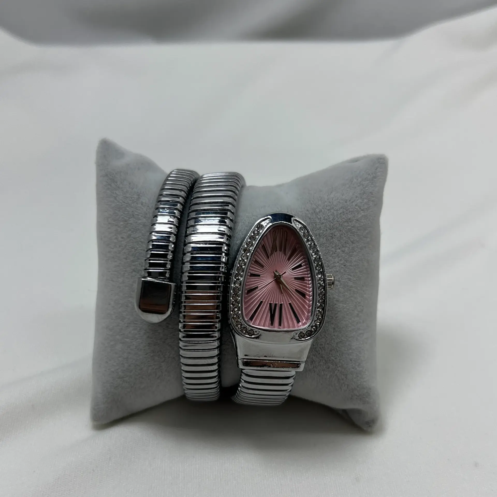 METAL I Pembe Kadran Saat