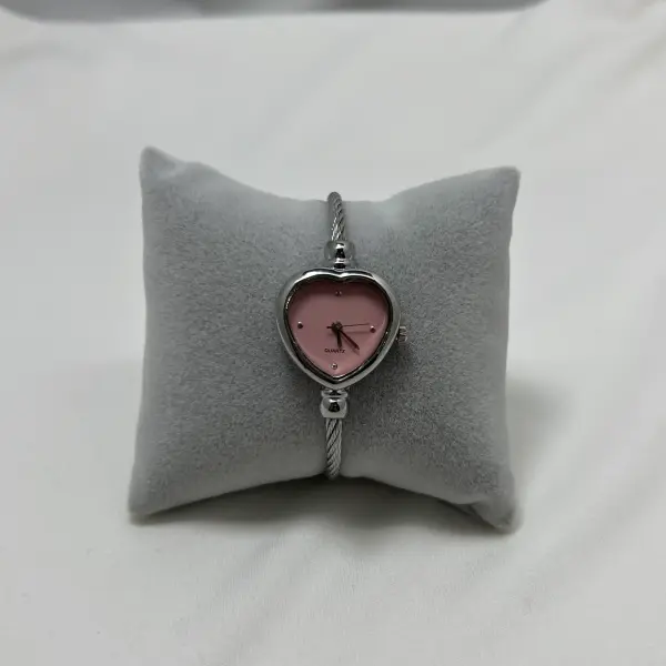 METAL I Pembe Kalp Saat