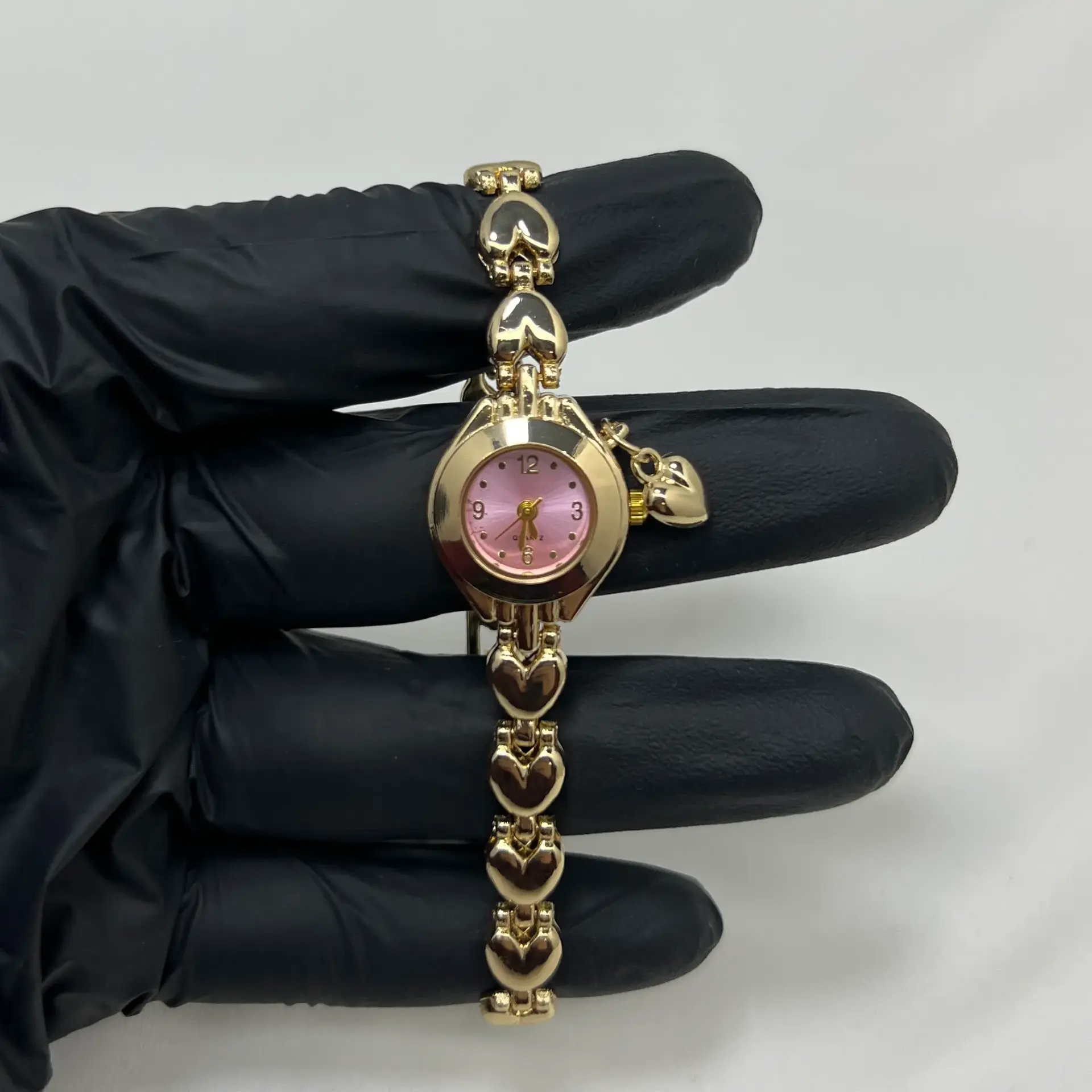 METAL I Kalp Charmlı Saat