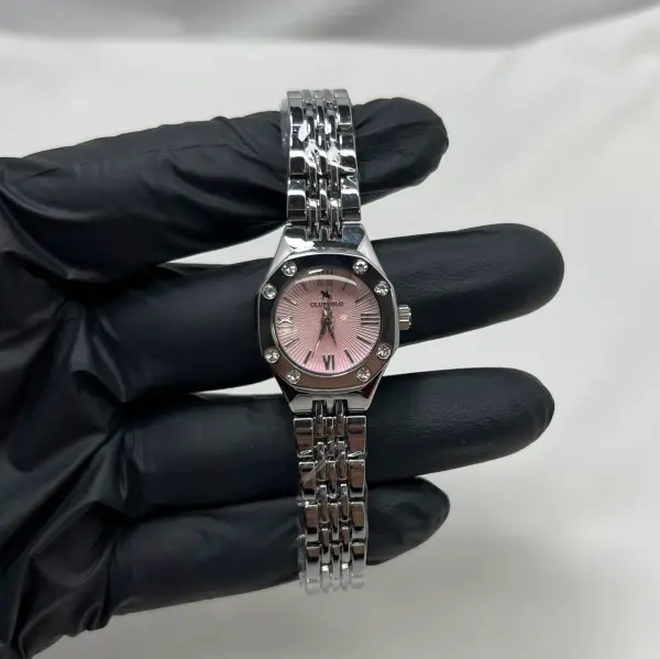 METAL I Taşlı Saat