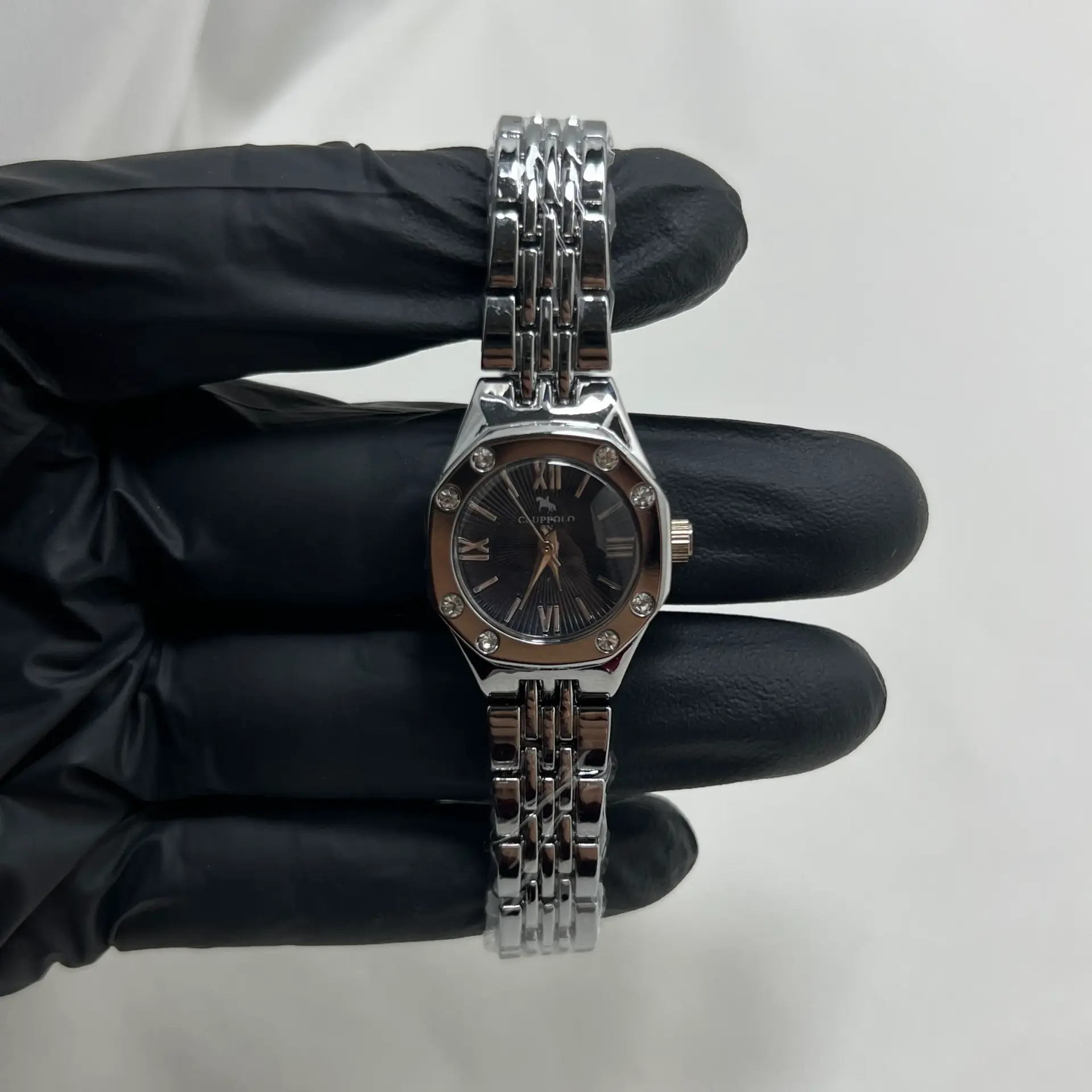 METAL I Taşlı Saat