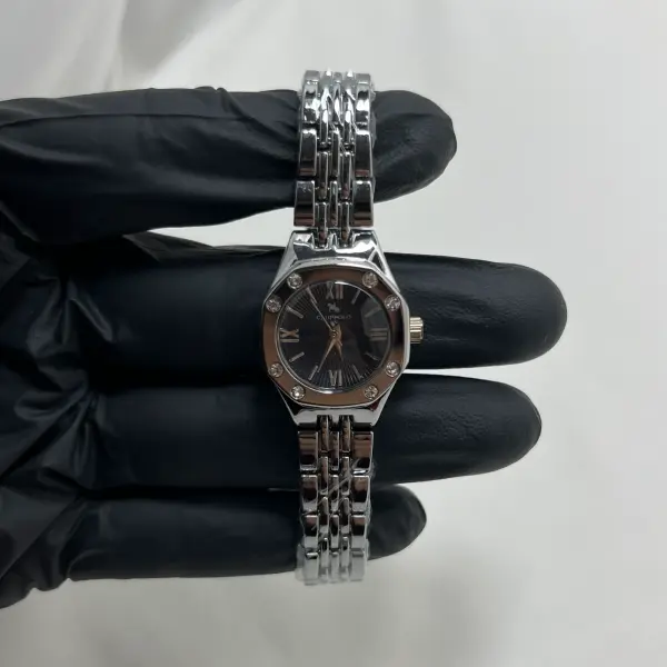 METAL I Taşlı Saat