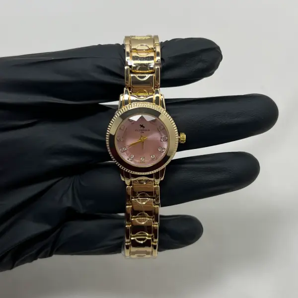 METAL I Taşlı Saat